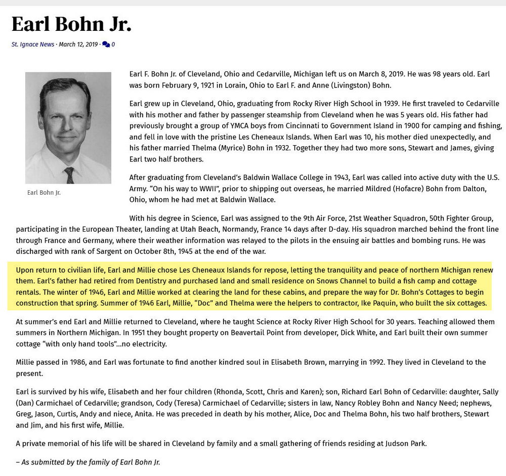 Berlins Resort (Dr. Bohns Cottages, Dr Bohns Resort) - March 2019 Former Owner Passes Away